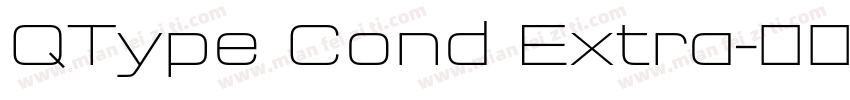 QType Cond Extra字体转换